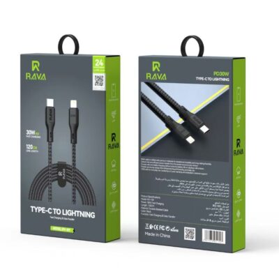 RAVA USB-C to Lightning PD 30W Fast Charging Cable