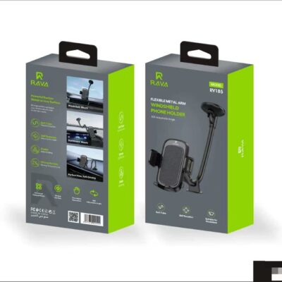 RAVA Flexible Arm Windshield & Dashboard Phone Holder