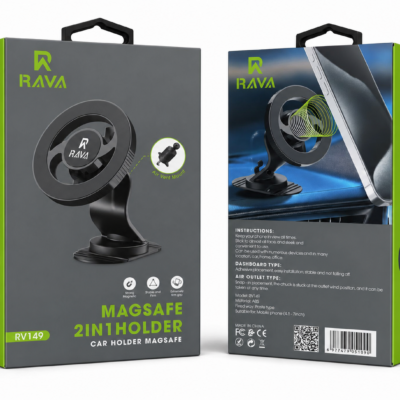 RAVA MagSafe 2-in-1 Car Phone Holder – RV-149